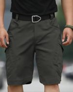 Mens Hiking Cargo Shorts Casual Tactical Waterproof Shorts for Work Golf Fishing with 6 Pockets(No Belt) - Image 2