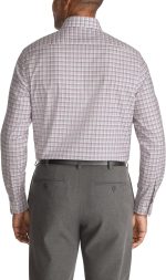 Mens Dress Shirt Ultra Wrinkle Free Stretch Regular Fit - Image 2